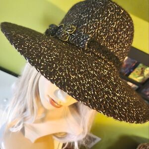 Betmar New York Woven Buckle Hat Brown Packable NWT